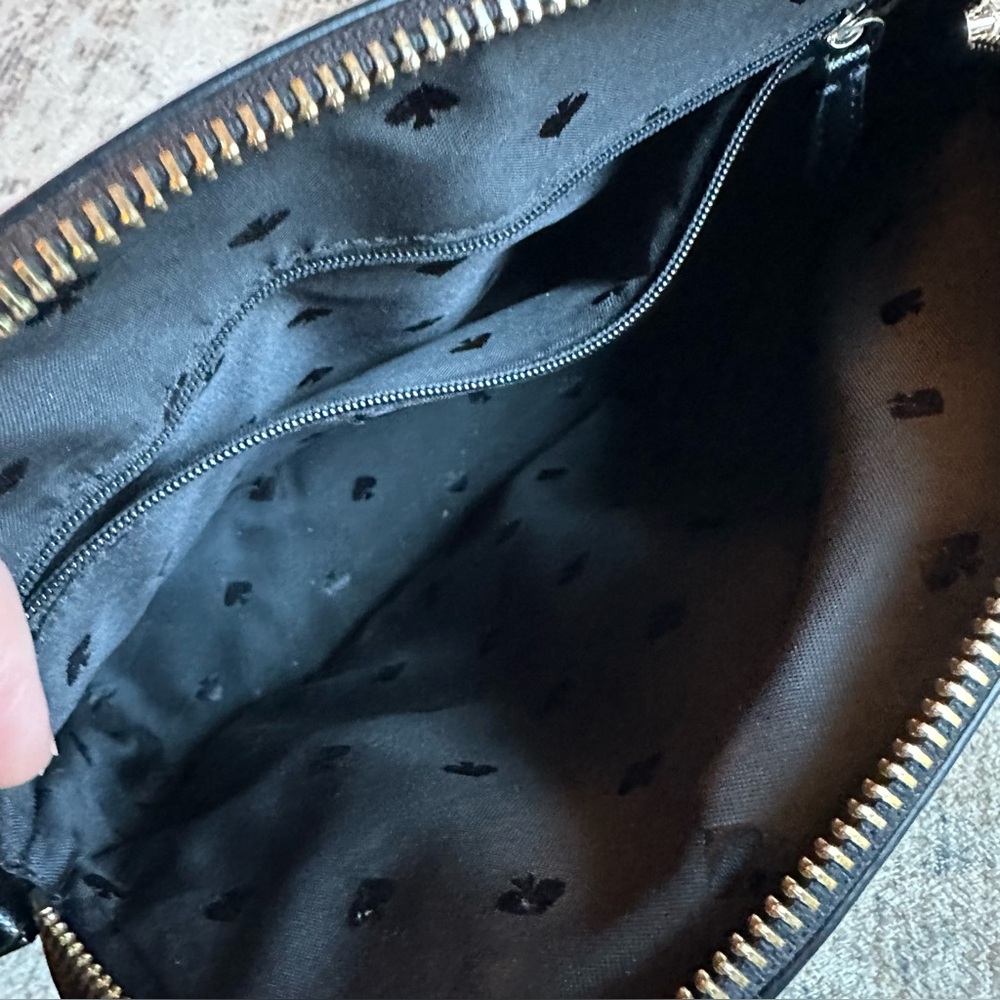 Kate Spade Payton Dome Crossbody, Black Saffiano Leather - Picture 9 of 14
